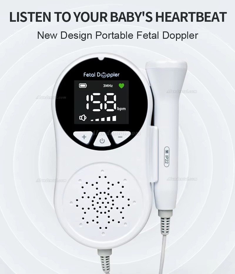 CONTEC 10A(LED) Baby Sound Monitor Pocket Fetal Doppler
